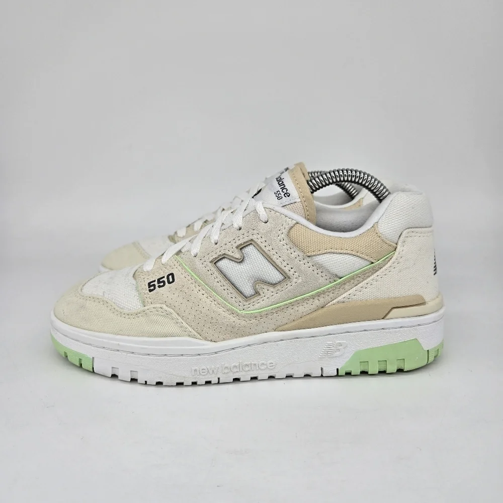 New Balance 550 Turtledove Green Aura Women's Shoes Size 7